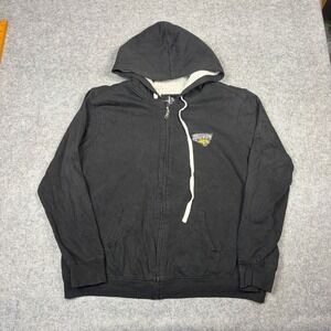 Boxercraft Towson University Tigers Sherpa Lined Full Zip Hoodie Black Mens XL